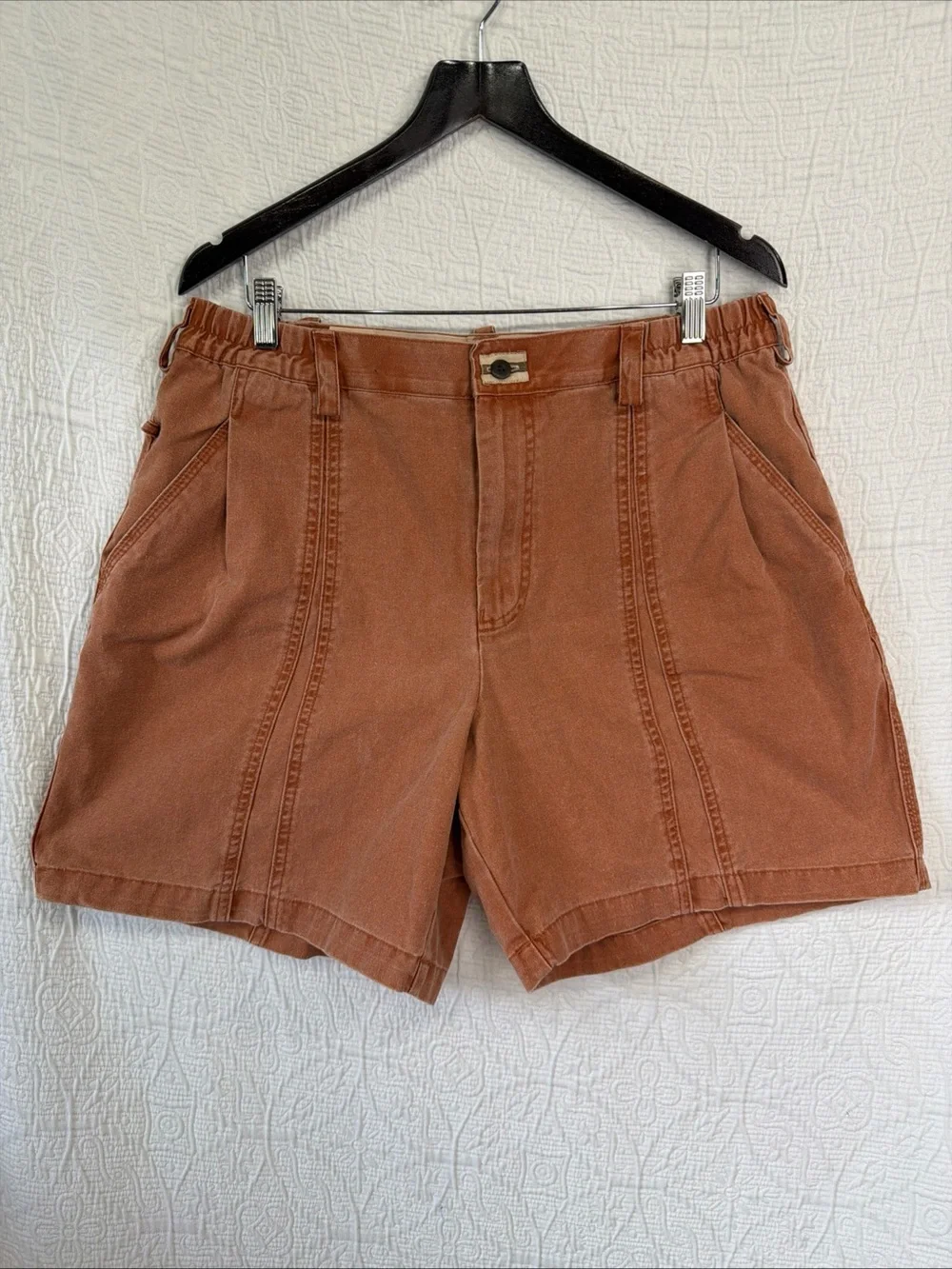 Territory Ahead Vtg Mens Large Shorts Life Of Riley Sunwashed Clay Cotton Canvas